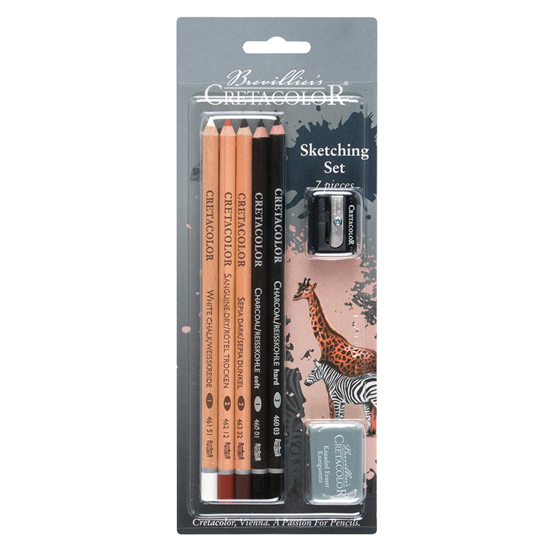 Image of Skisspennset Cretacolor Sketching Pencils Set, 7 pcs 40010 9014400337605
