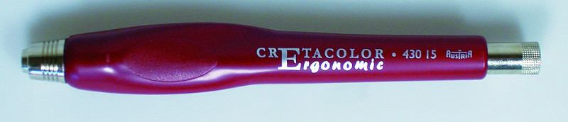 Image of Stifthållare Cretacolor 5,6mm rödplast Ergonomic 43015 9002592430150