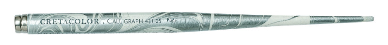 Image of Kalligrafi Pennskaft Cretacolor Silver/White (5F) 43105 9002592631052