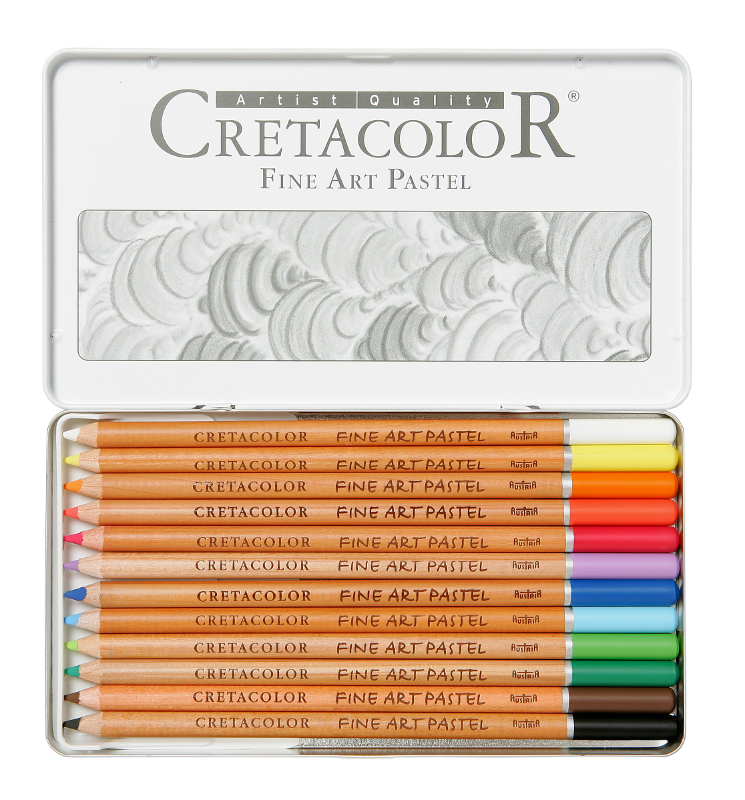 Image of Pastellpenset Cretacolor F/A 12 pennor (6F) 47012 9002592470125