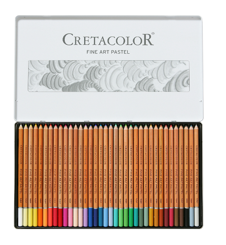 Image of Pastellpenset Cretacolor F/A 36 pennor metalletui 47036 9002592470361