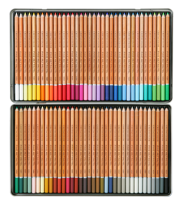 Image of Pastellpenset Cretacolor F/A 72 pennor metalletui 47072 9002592470729