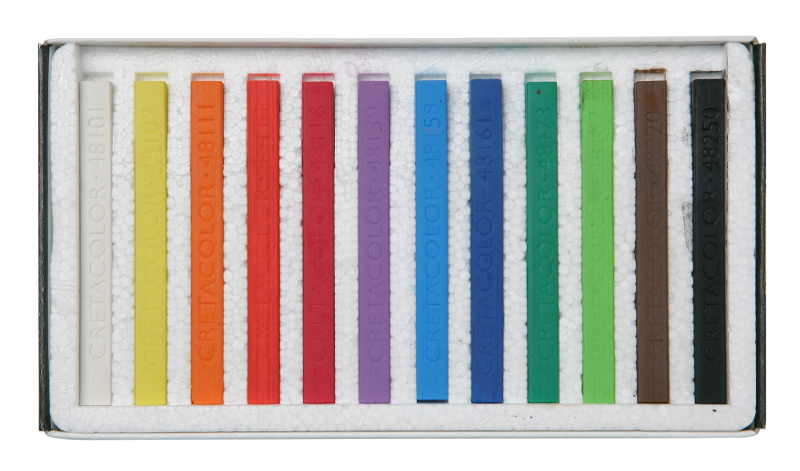 Image of Pastellset Cretacolor Carre Pastel 12 kritor Starter set  (6F) 48020 9002592480209