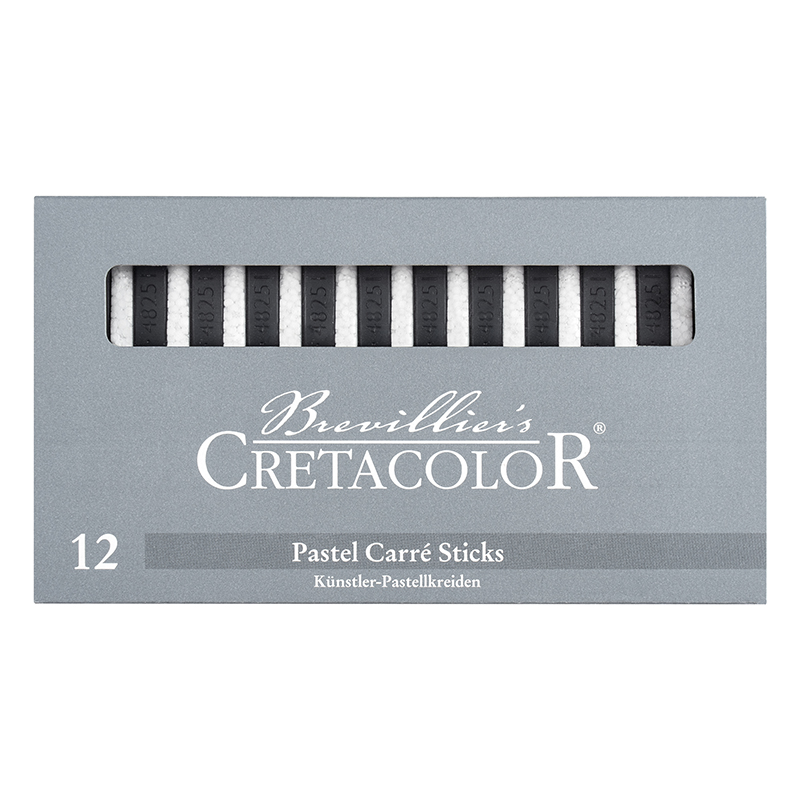 Image of Pastellkrita Cretacolor Djupsvart 1 bränd. Mjuk. (12F) 48251 9002592882515