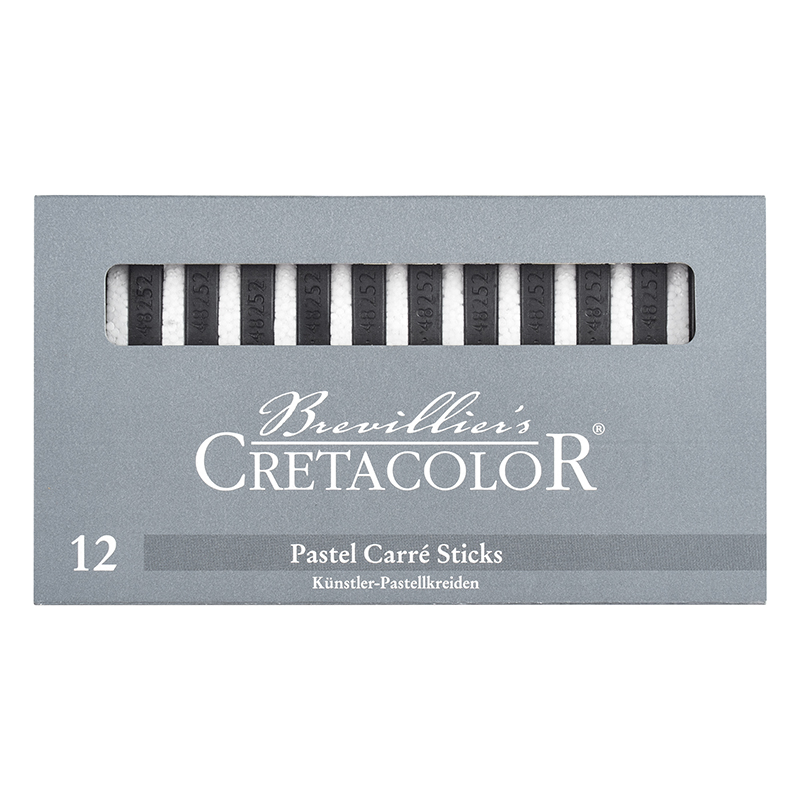Image of Pastellkrita Cretacolor Djupsvart 2 bränd. (12F) 48252 9002592882522