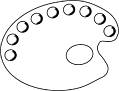 Image of Plastpalett P184. Oval. 17x24 cm. (10F) 930184 8004957002874