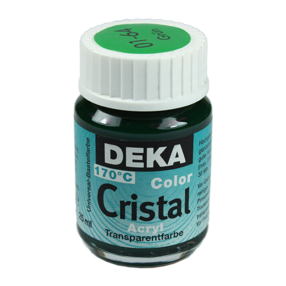Image of Glasfärg DEKA ColorCristal 25 ml Grün  0164 (6F) 701264 4016785012646