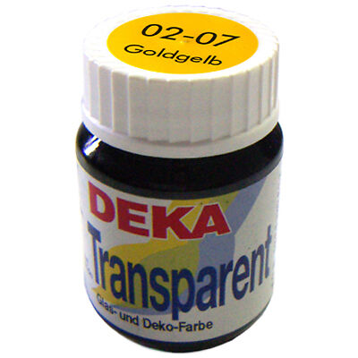 Image of Glasfärg DEKA Transp. 25 ml Gul  0207 (6F) 702207 4016785022072