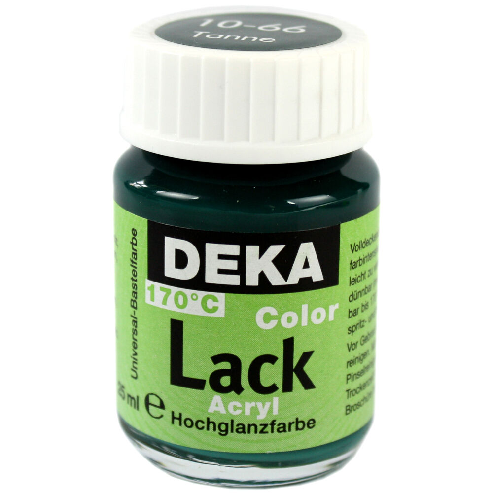 Image of Hobbyfärg DEKA Lack 50 ml Mörkgrön  1066 (6F) 710466 4016785104662