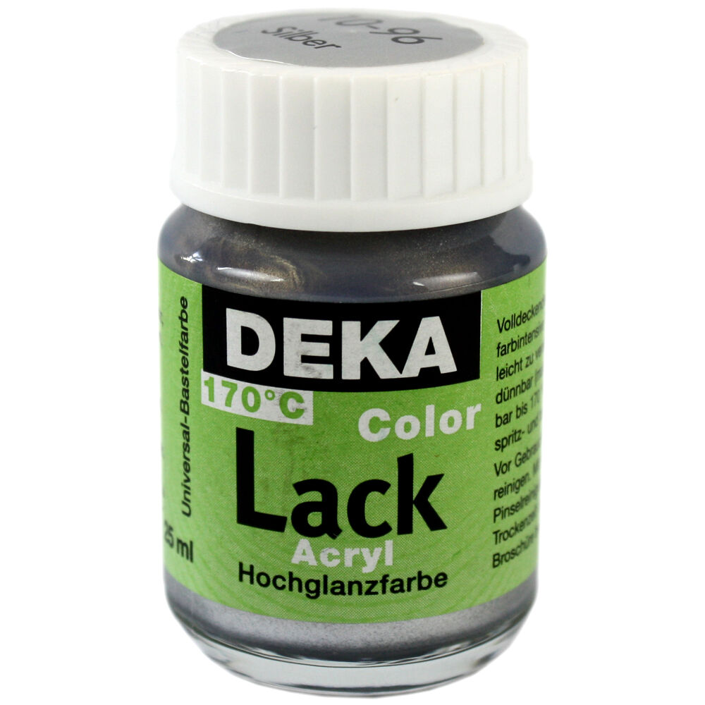 Image of Hobbyfärg DEKA Lack 50 ml Silver  1096 (6F) 710496 4016785104969