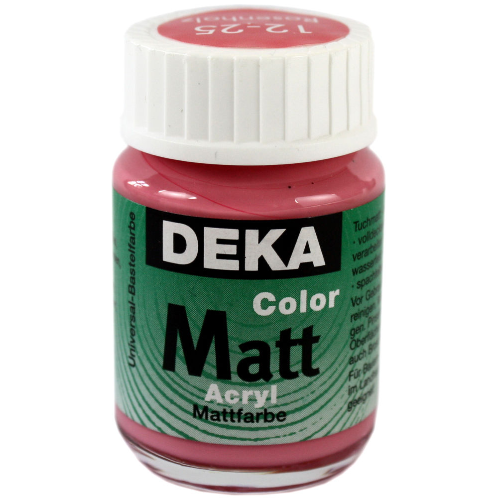 Image of Hobbyfärg DEKA ColorMatt 50 ml Rosenträ  1225 (6F) 712425 4016785124257