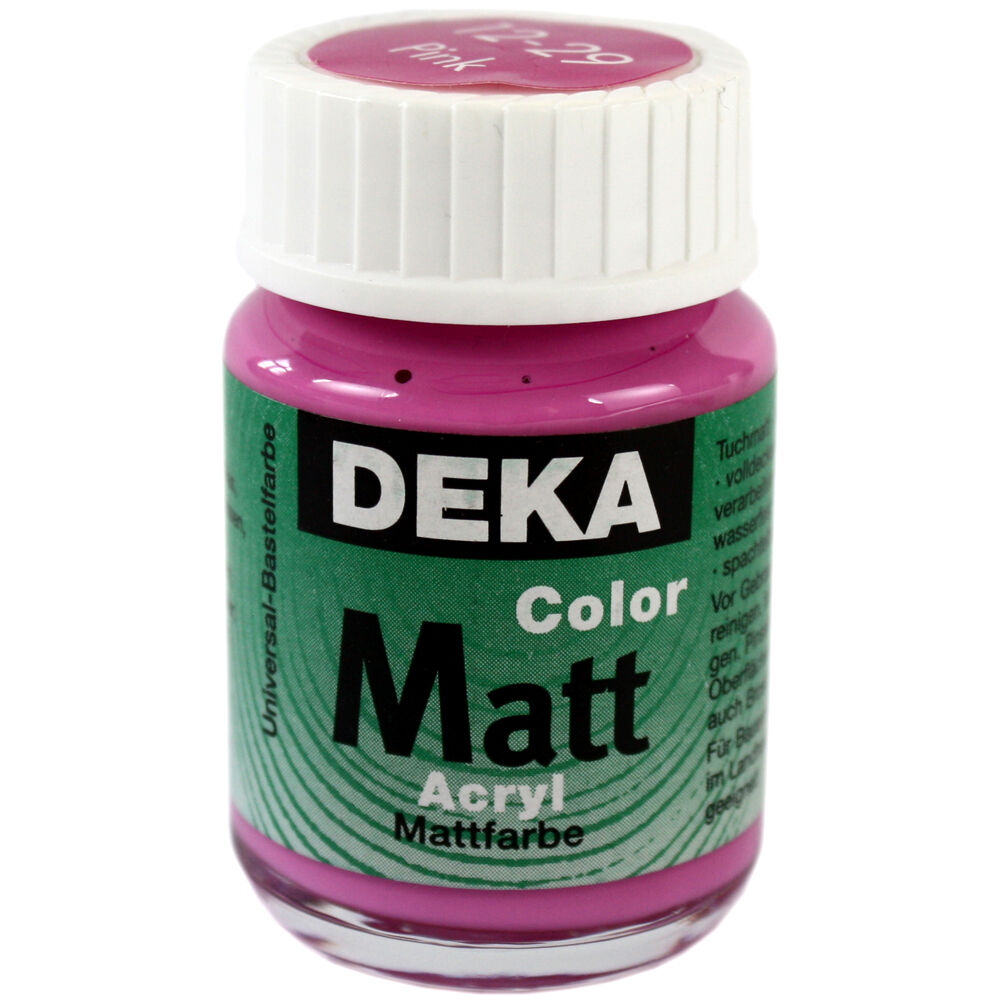 Image of Hobbyfärg DEKA ColorMatt 50 ml Pink  1229 (6F) 712429 4016785124295