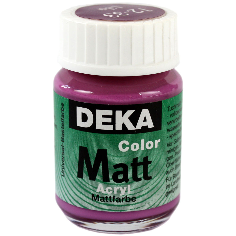 Image of Hobbyfärg DEKA ColorMatt 50 ml Lila  1233 (6F) 712433 4016785124332