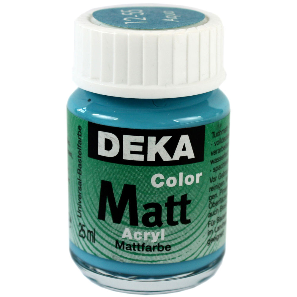 Image of Hobbyfärg DEKA ColorMatt 50 ml Azur  1255 (6F) 712455 4016785124554