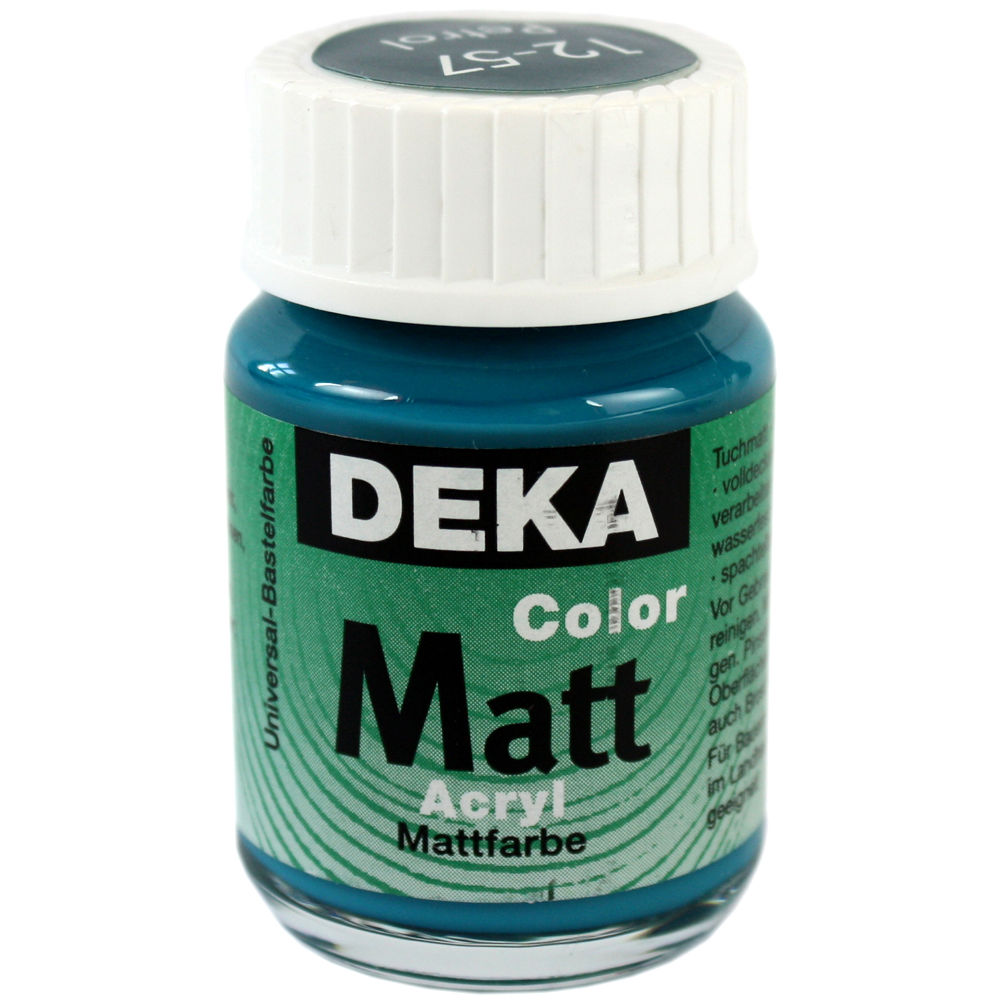 Image of Hobbyfärg DEKA ColorMatt 50 ml Petrol  1257 (6F) 712457 4016785124578