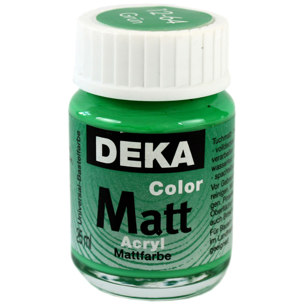 Image of Hobbyfärg DEKA ColorMatt 50 ml Grön  1264 (6F) 712464 4016785124646