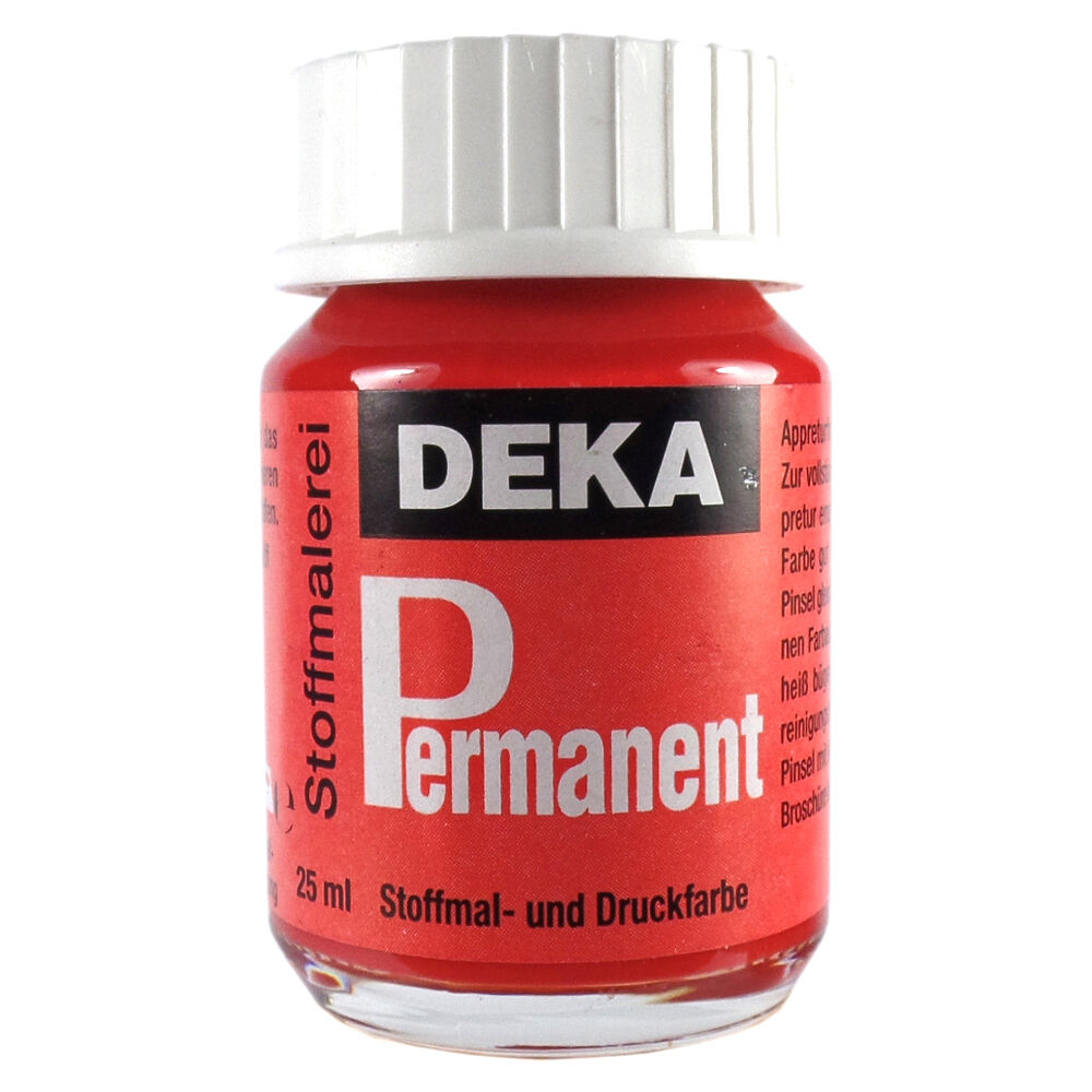 Image of Tygfärg DEKA Perm. 50 ml Karminröd  2020 (6F) 720420 4016485204201
