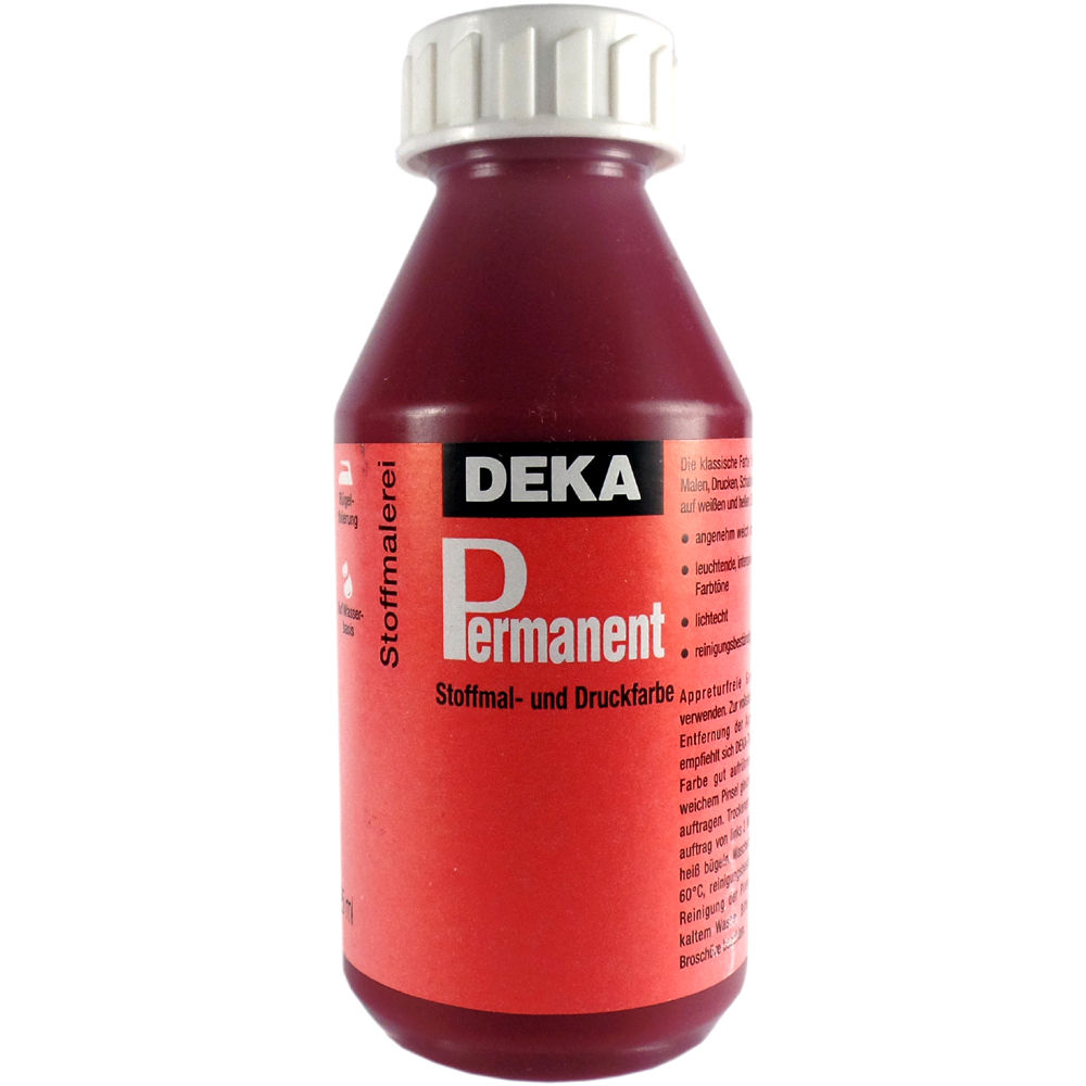 Image of Tygfärg DEKA Perm. 125 ml Bordeauxröd  2032 720532 4016785205321