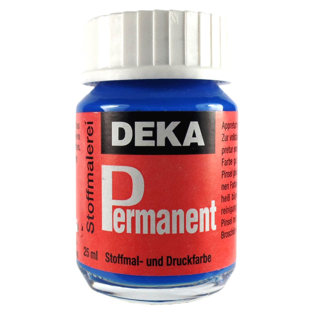 Image of Tygfärg DEKA Perm. 50 ml Azur  2047 (6F) 720447 4016485204478