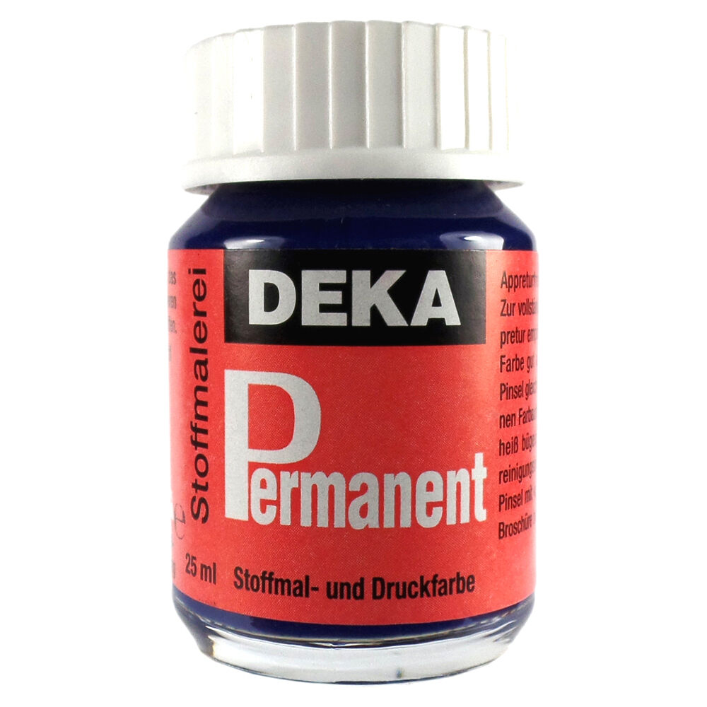 Image of Tygfärg DEKA Perm. 50 ml Marinblå  2051 (6F) 720451 4016485204515