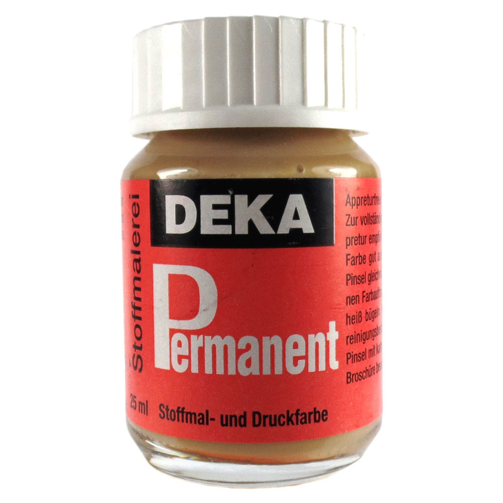 Image of Tygfärg DEKA Perm. 50 ml Sand  2076 (6F) 720476 4016485204768