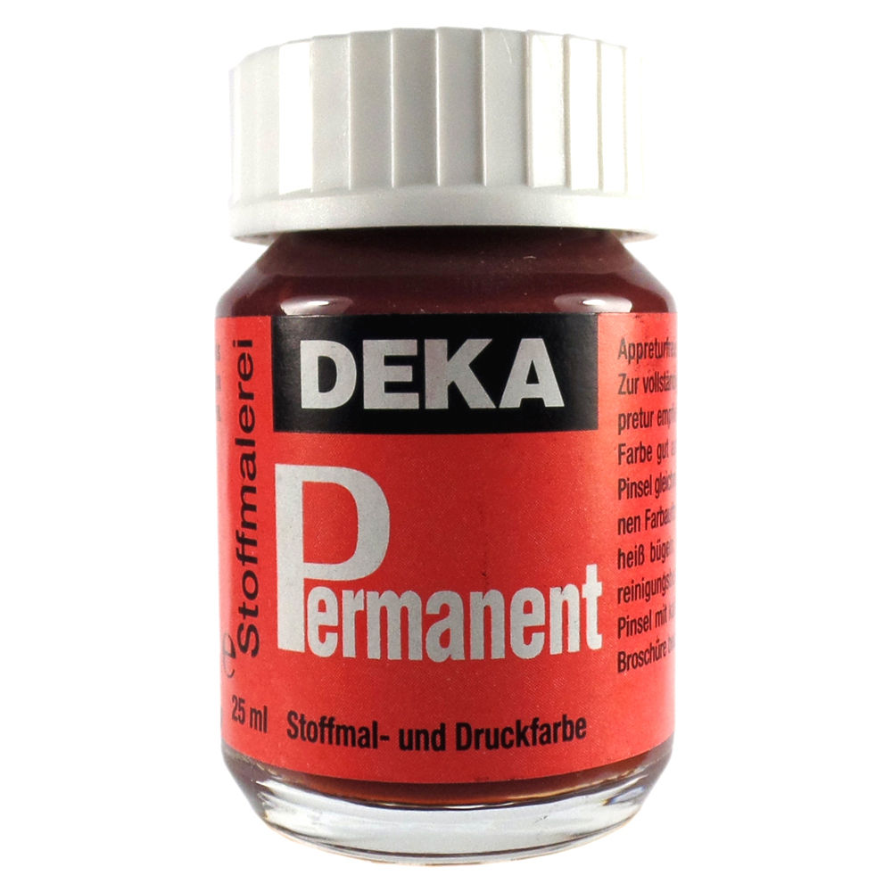 Image of Tygfärg DEKA Perm. 50 ml Ljusbrun  2082 (6F) 720482 4016485204829