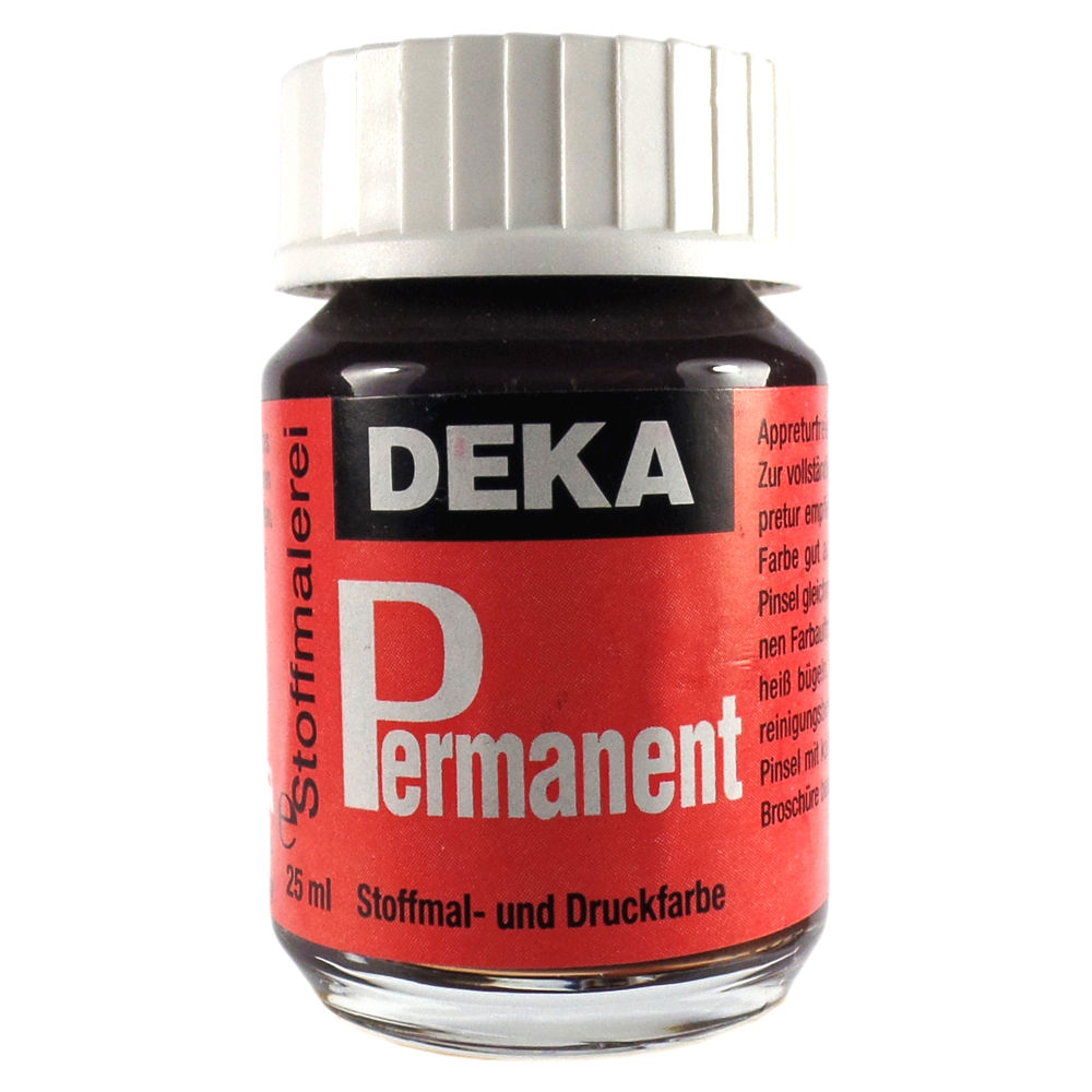 Image of Tygfärg DEKA Perm. 50 ml Mörkbrun  2085 (6F) 720485 4016485204850