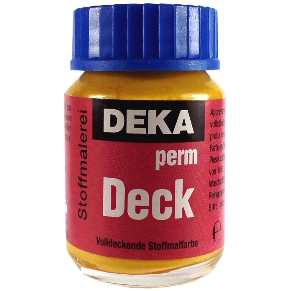 Image of Tygfärg DEKA PermDeck. 25 ml Gul  2305 (6F) 723205 4016785232051
