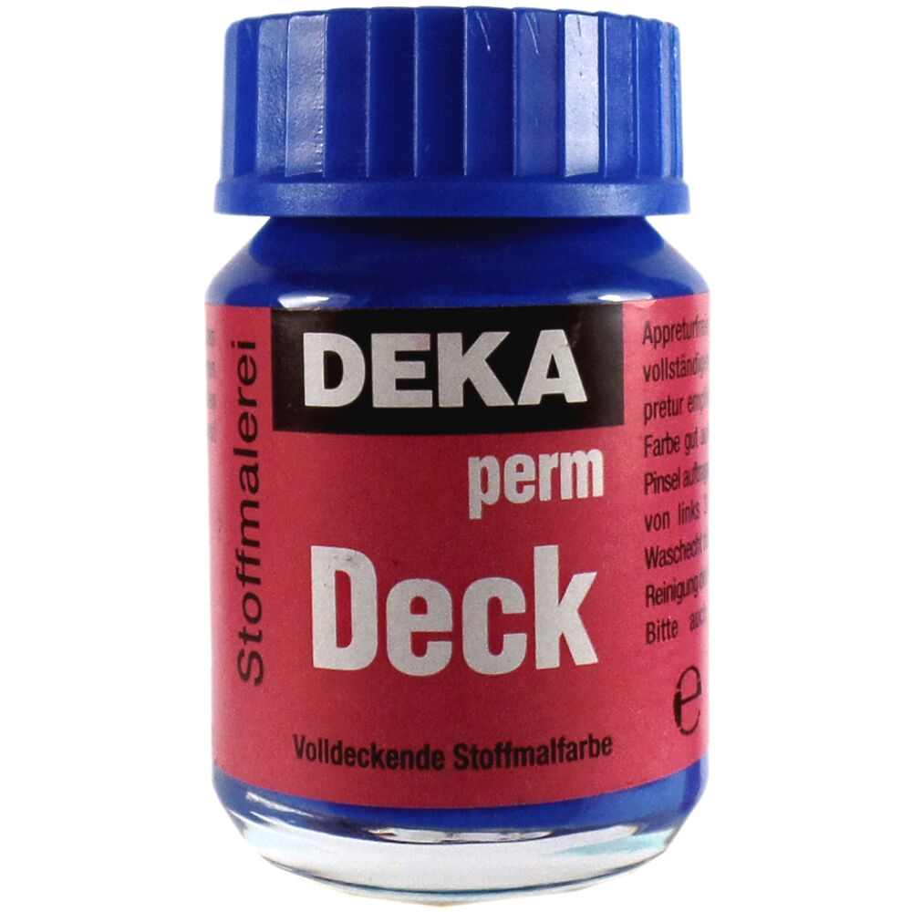 Image of Tygfärg DEKA PermDeck. 25 ml Blå  2349 (6F) 723249 4016785232495