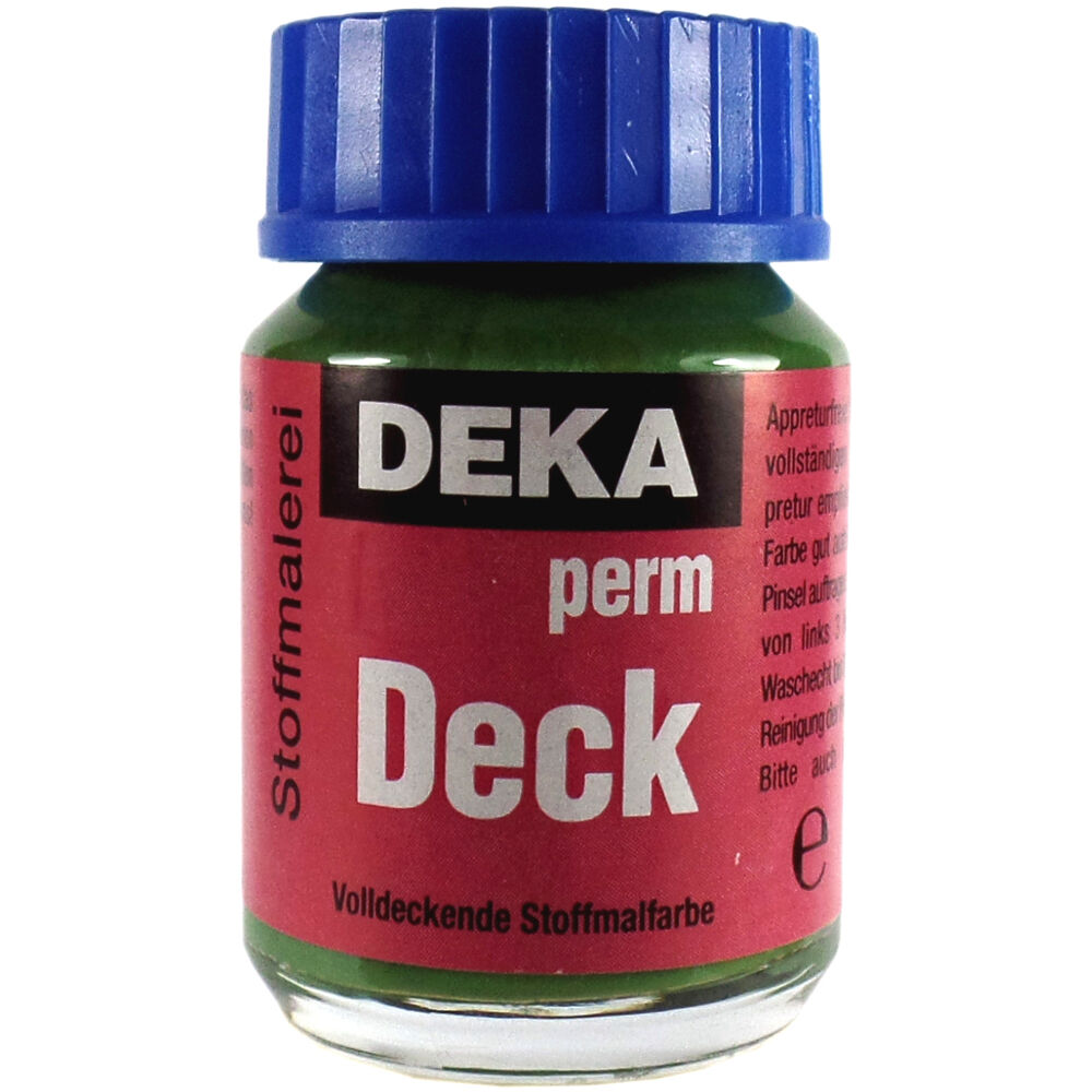 Image of Tygfärg DEKA PermDeck. 25 ml Olivgrön  2371 (6F) 723271 4016785232716
