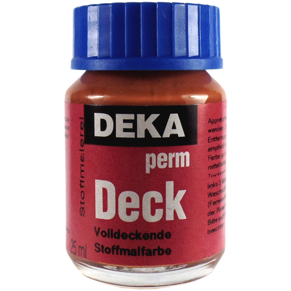 Image of Tygfärg DEKA PermDeck. 25 ml Ljusbrun  2382 (6F) 723282 4016785232822