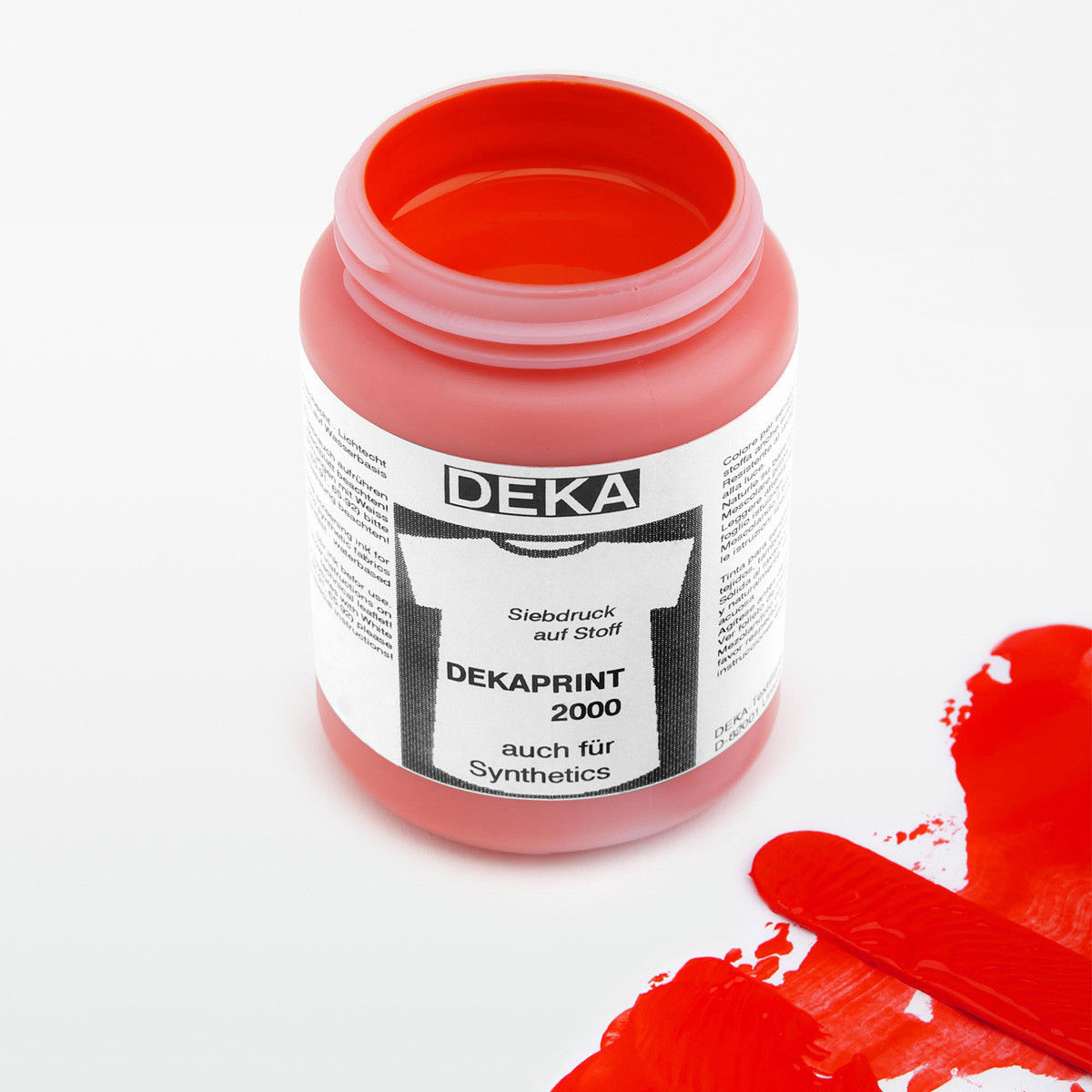 Image of Tygfärg DEKA Print 250 ml Ljusröd 65614 765614 4016785656147