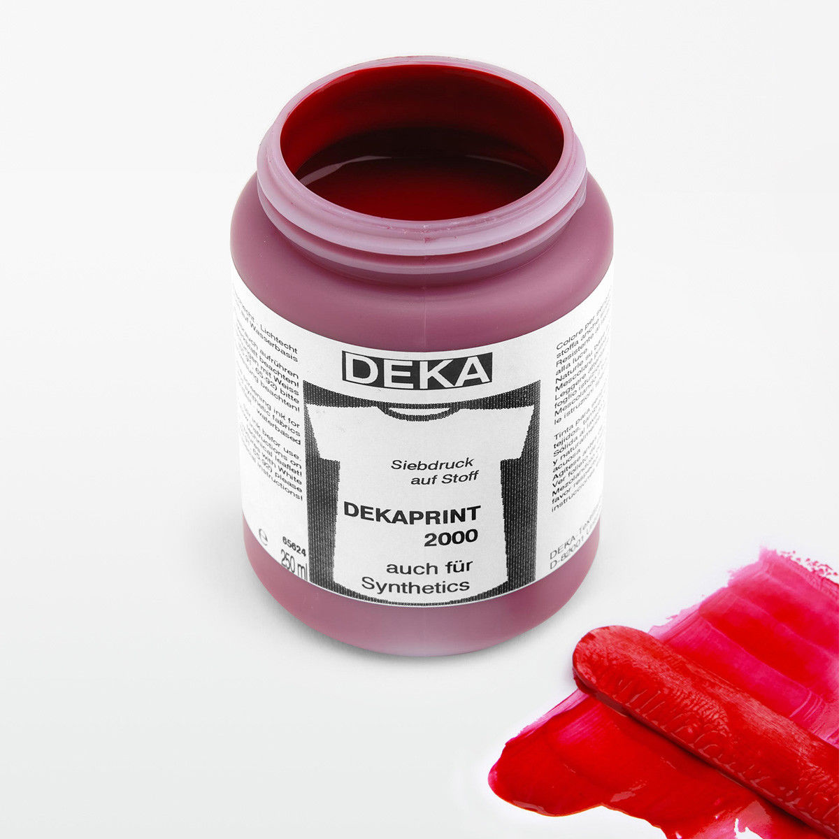 Image of Tygfärg DEKA Print 250 ml Vinröd 65624 765624 4016785656246