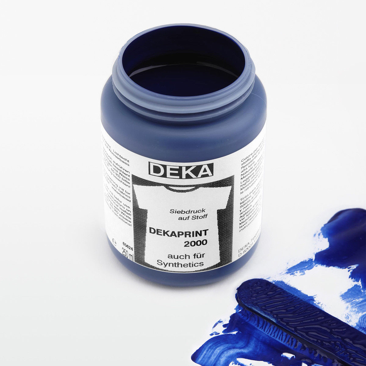 Image of Tygfärg DEKA Print 250 ml Mörkblå 65653 765653 4016785656536