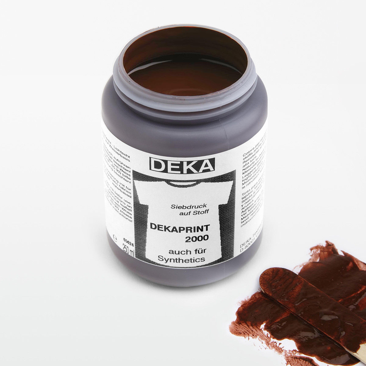 Image of Tygfärg DEKA Print 250 ml Mörkbrun 65685 765685 4016785656857