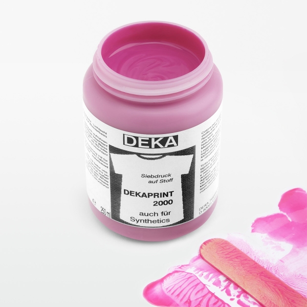 Image of Tygfärg DEKA Print 250 ml Euro Röd  6615 D766615 4016785666153