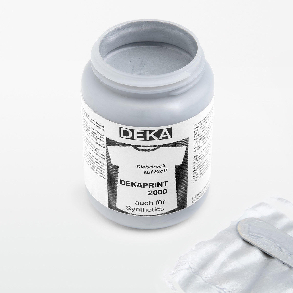 Image of Tygfärg DEKA Print 250 ml Met. Silver  6796 767696 4016785676961