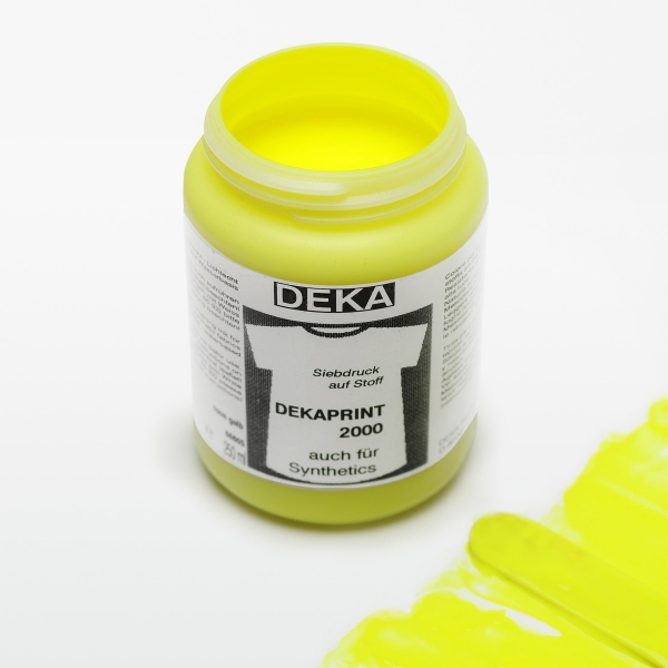 Image of Tygfärg DEKA Print 250 ml Neon Gul  6805 768605 4016785686052