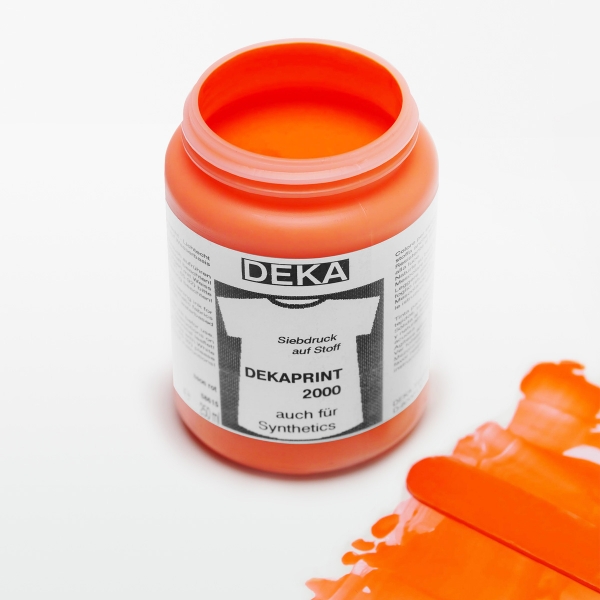 Image of Tygfärg DEKA Print 250 ml Neon Röd  6815 768615 4016785686151