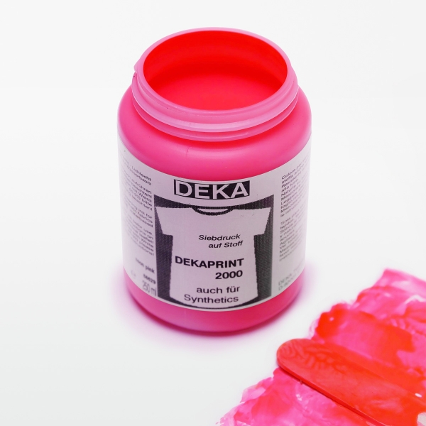 Image of Tygfärg DEKA Print 250 ml Neon Pink  6829 768629 4016785686298