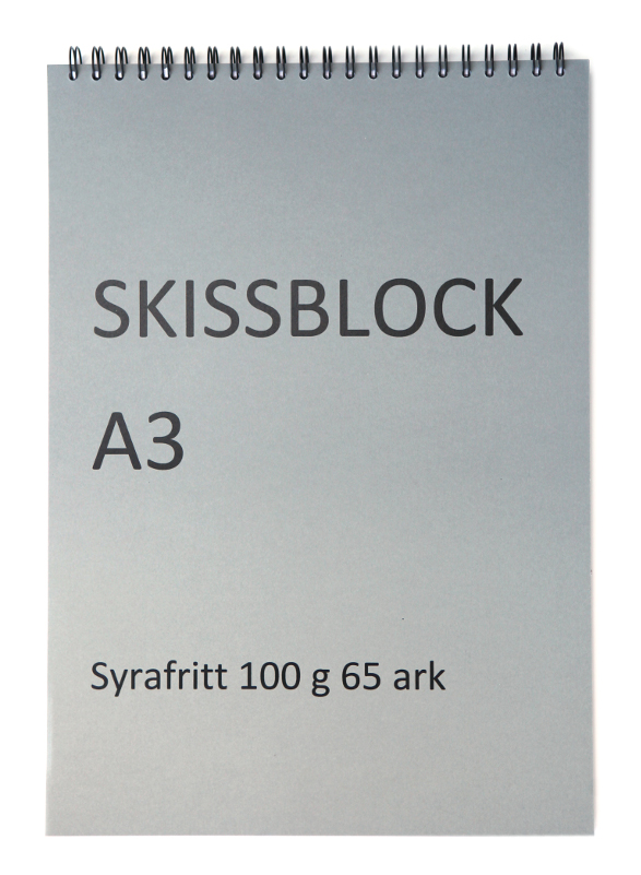 Image of Skissblock Edixon 100g Spiral A3 65 ark 204513 7350006860898