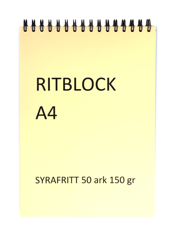 Image of Ritblock Edixon 150g Spiral A4 50 ark 204524 7350006860836