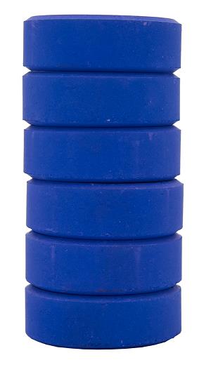 Image of Barnfärg Temperapuck 57x19mm Blå 6-p 2520104 7394311903376