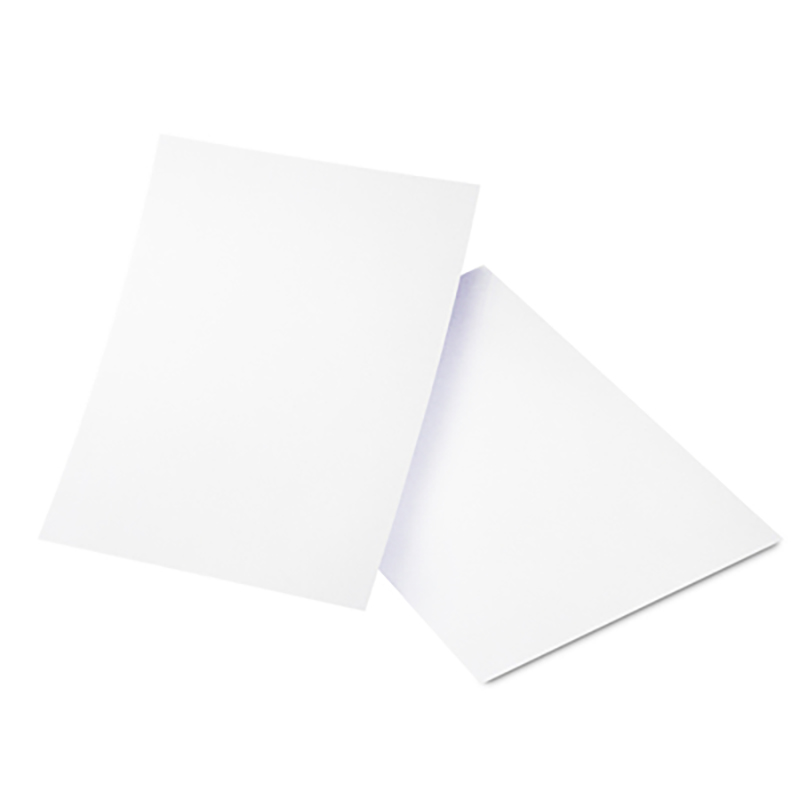 Image of Färgat papper  50x70cm 240g (20F) Brill. White (527210) 602578
