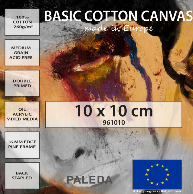 Image of Basic 260g Uppspänd duk 10x10cm (12F) 961010 7350006860560