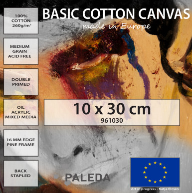 Image of Basic 260g Uppspänd duk 10x30cm (6F) 961030 7350006860577