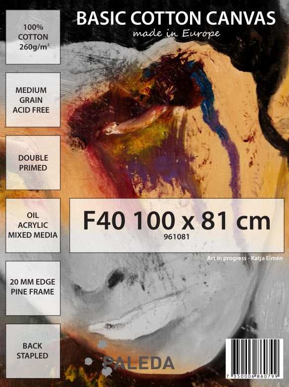 Image of Basic 260g Uppspänd duk F40 100x81cm (6F) 961081 7350006860799