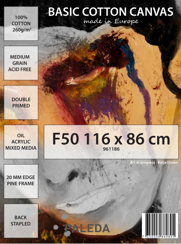 Image of Basic 260g Uppspänd duk F50 116x89cm (6F) 961189 7350006860805