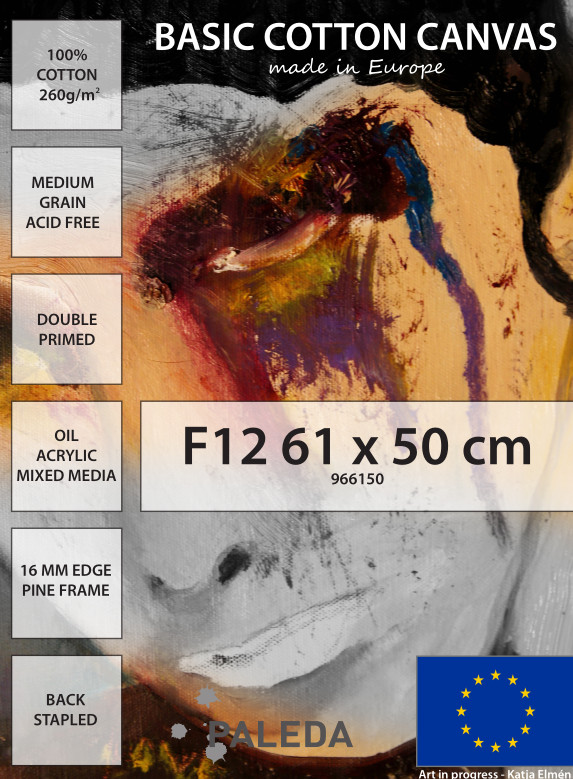 Image of Basic 260g Uppspänd duk F12 61x50cm (6F) 966150 7350006860720