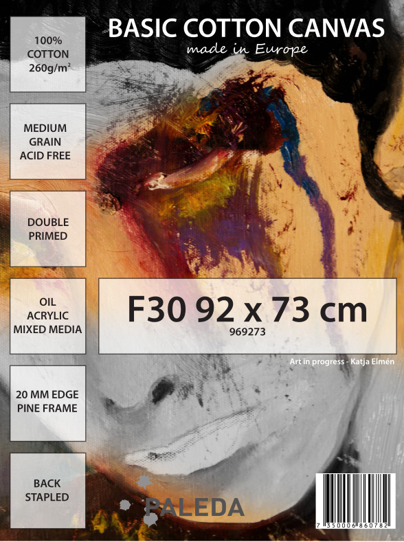 Image of Basic 260g Uppspänd duk F30 92x73cm (6F) 969273 7350006860782
